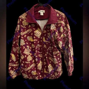 Vintage slade Jacket size medium- fall thanksgiving design